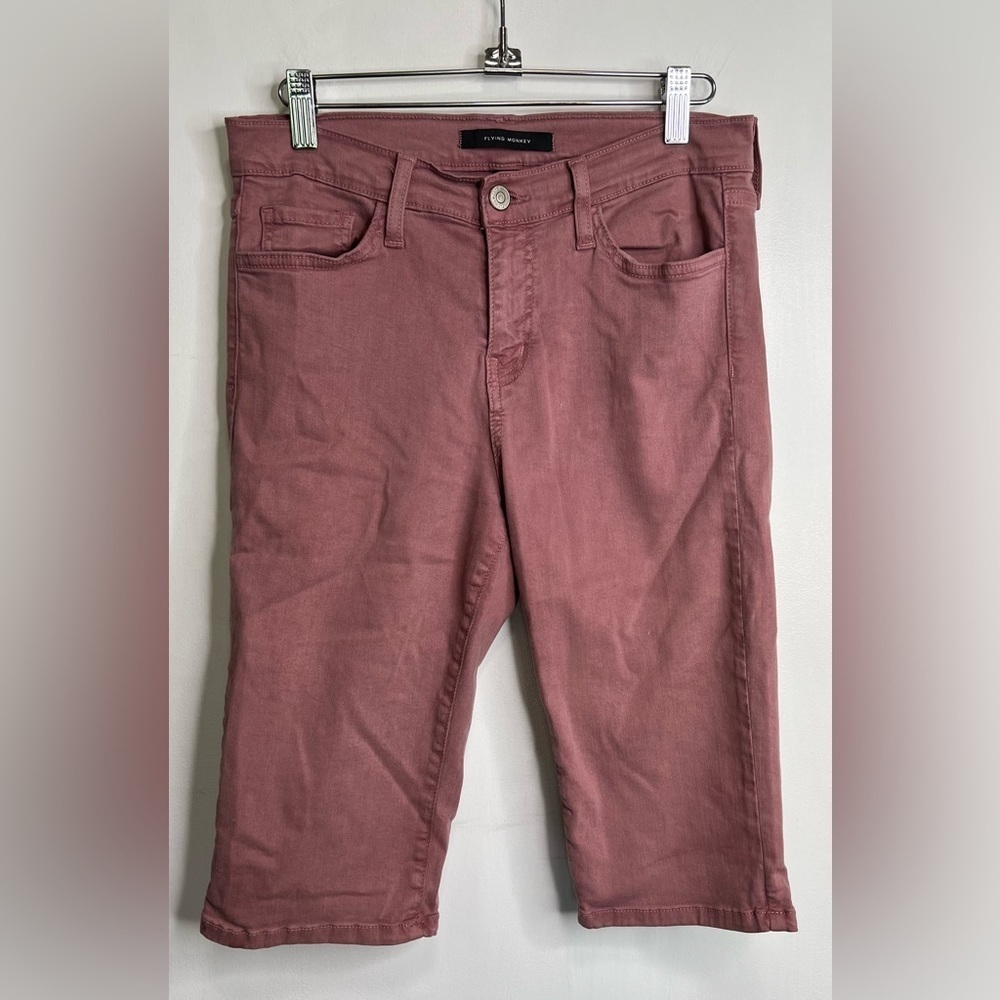 Flying Monkey Pink/Mauve Bermuda Shorts